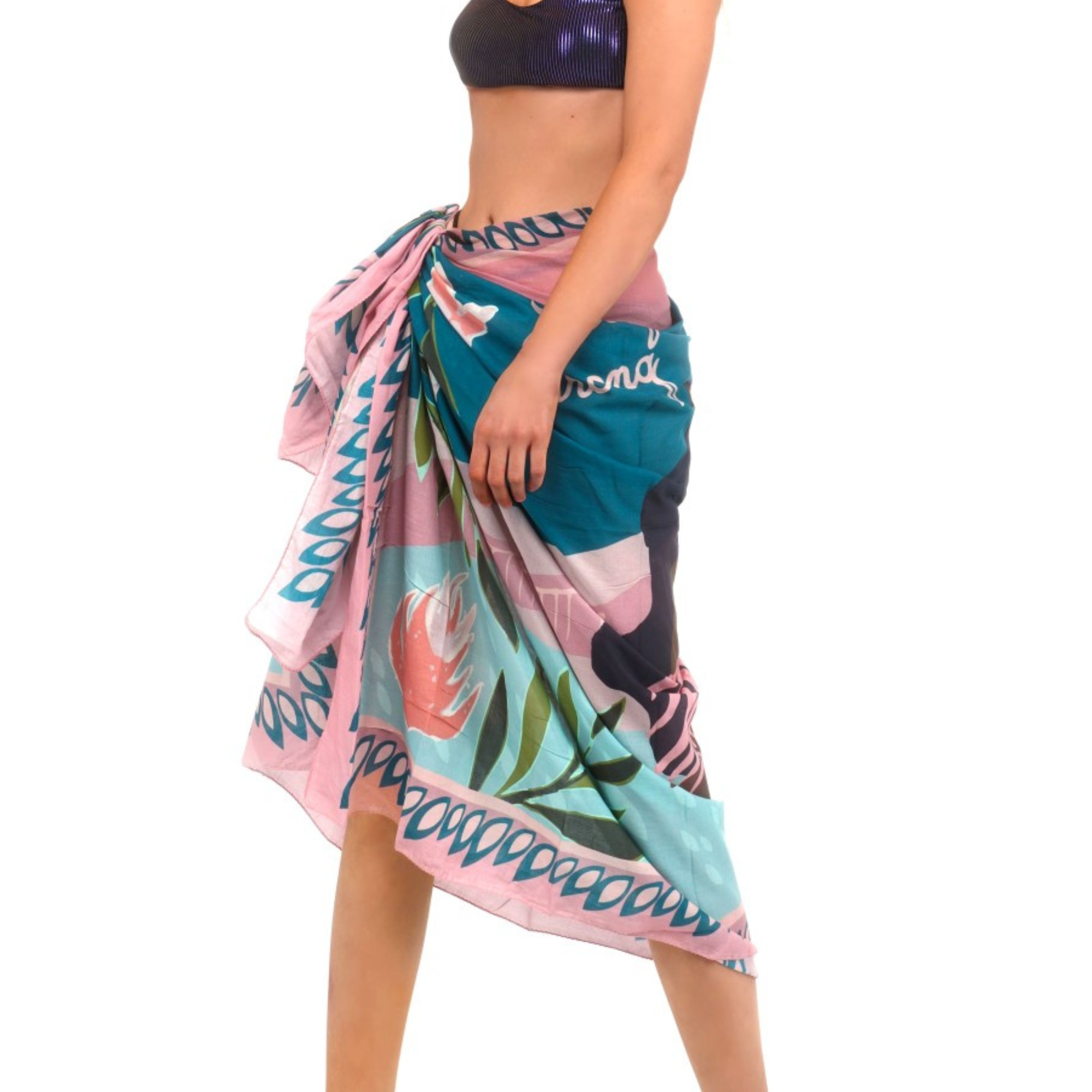 BORA BORA PAREO POWDER PINK