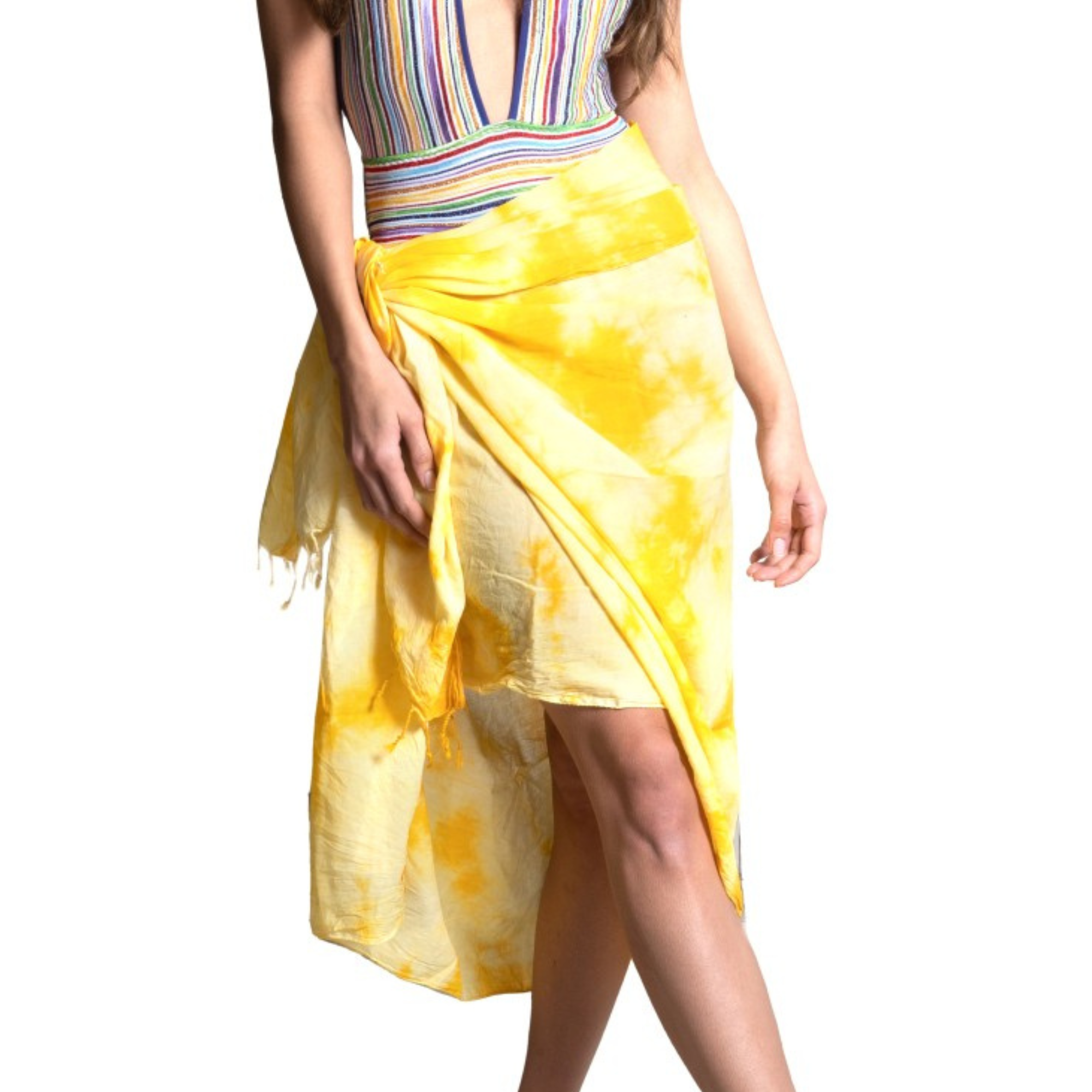 TIE & DYE GOLD PAREO