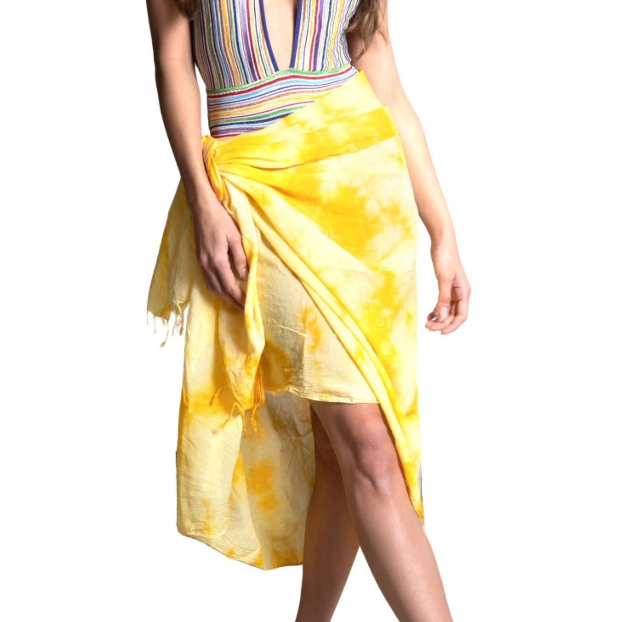 Gold hotsell sarong skirt