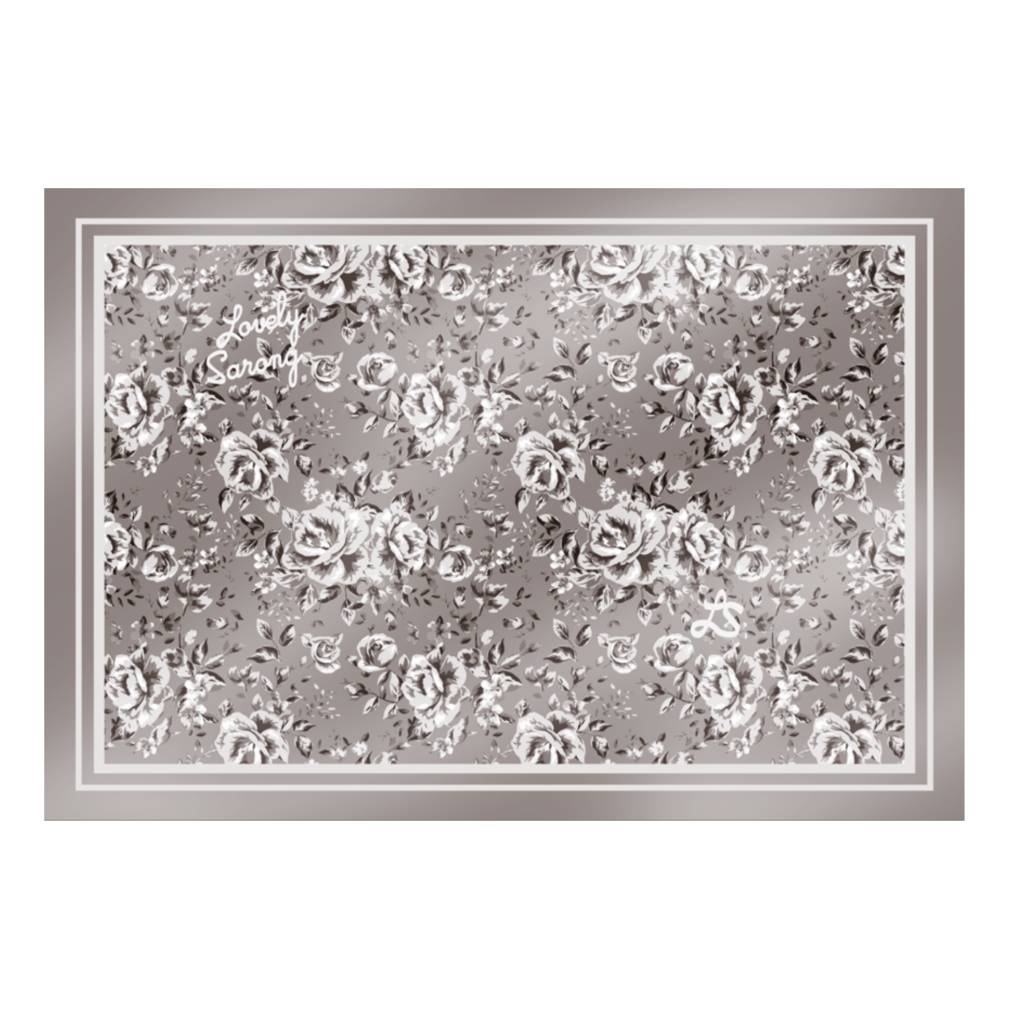 PAREO FLORES GRIS