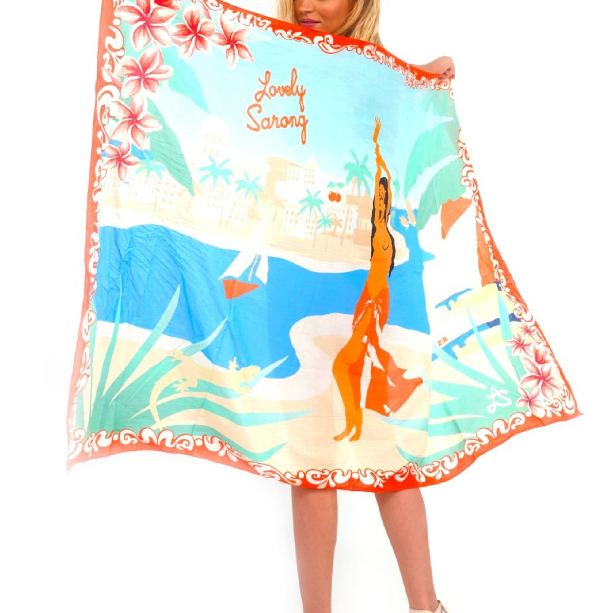 PAREO IBIZA CORAL
