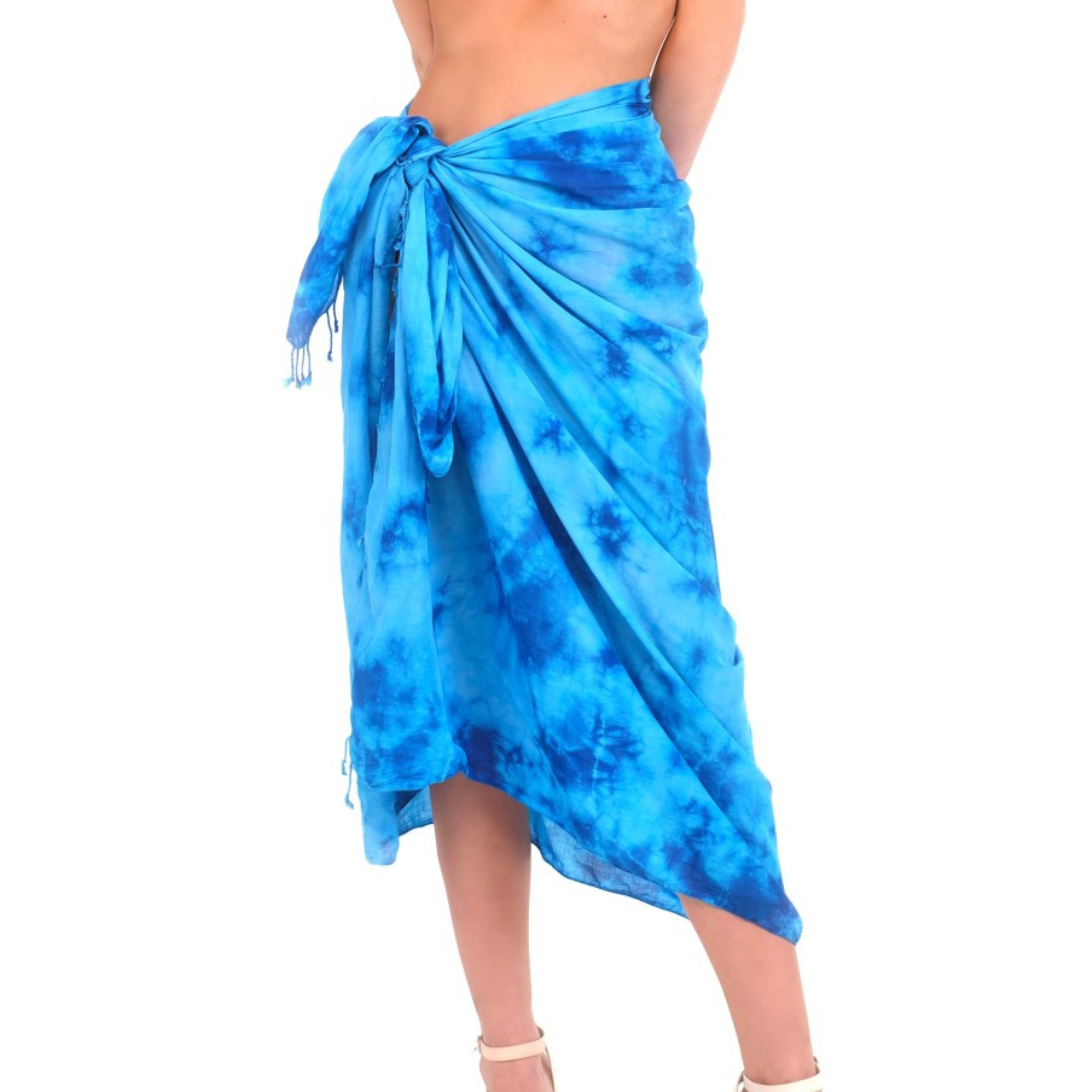 TIE & DYE BLUE PAREO