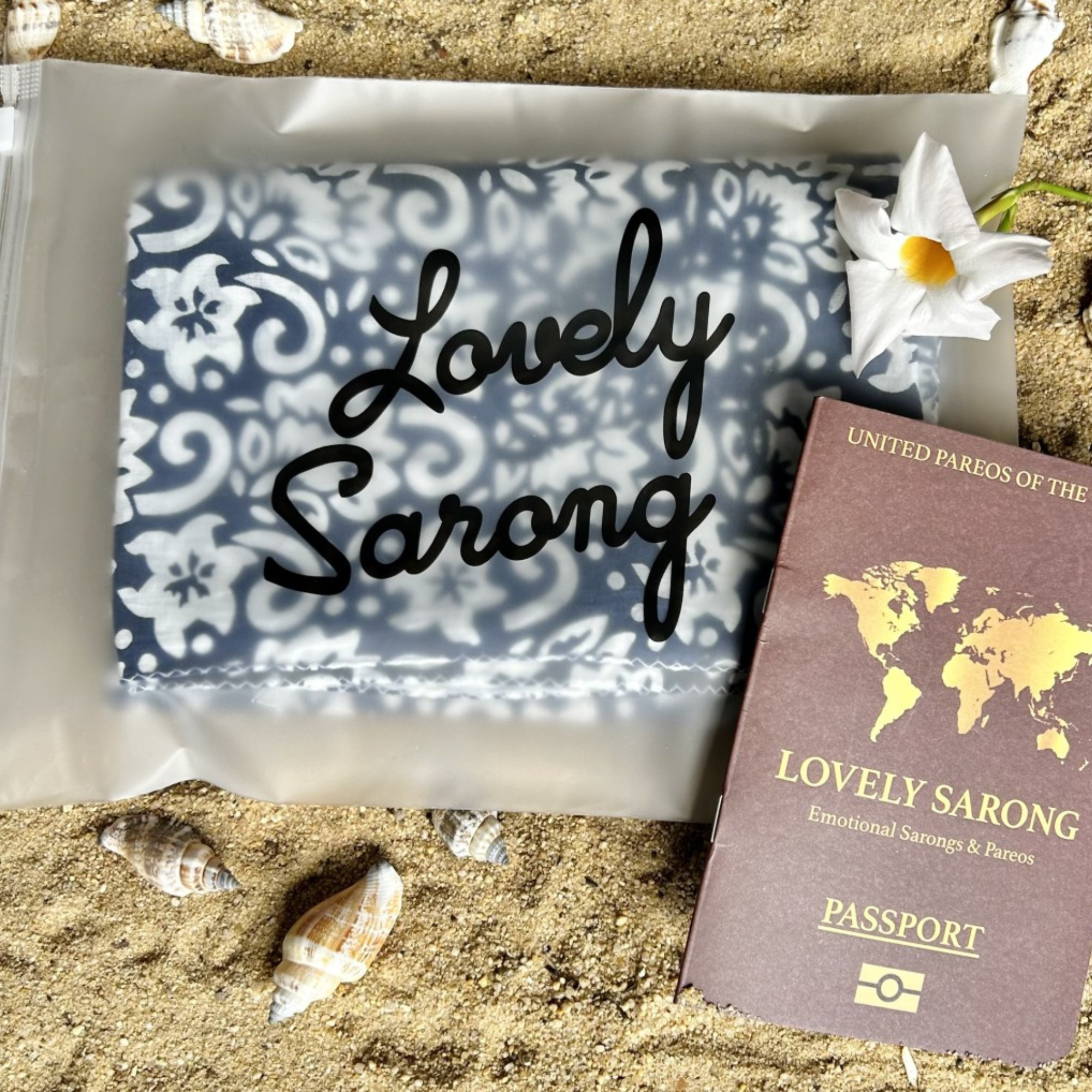 PAREO BANDANA NAVY
