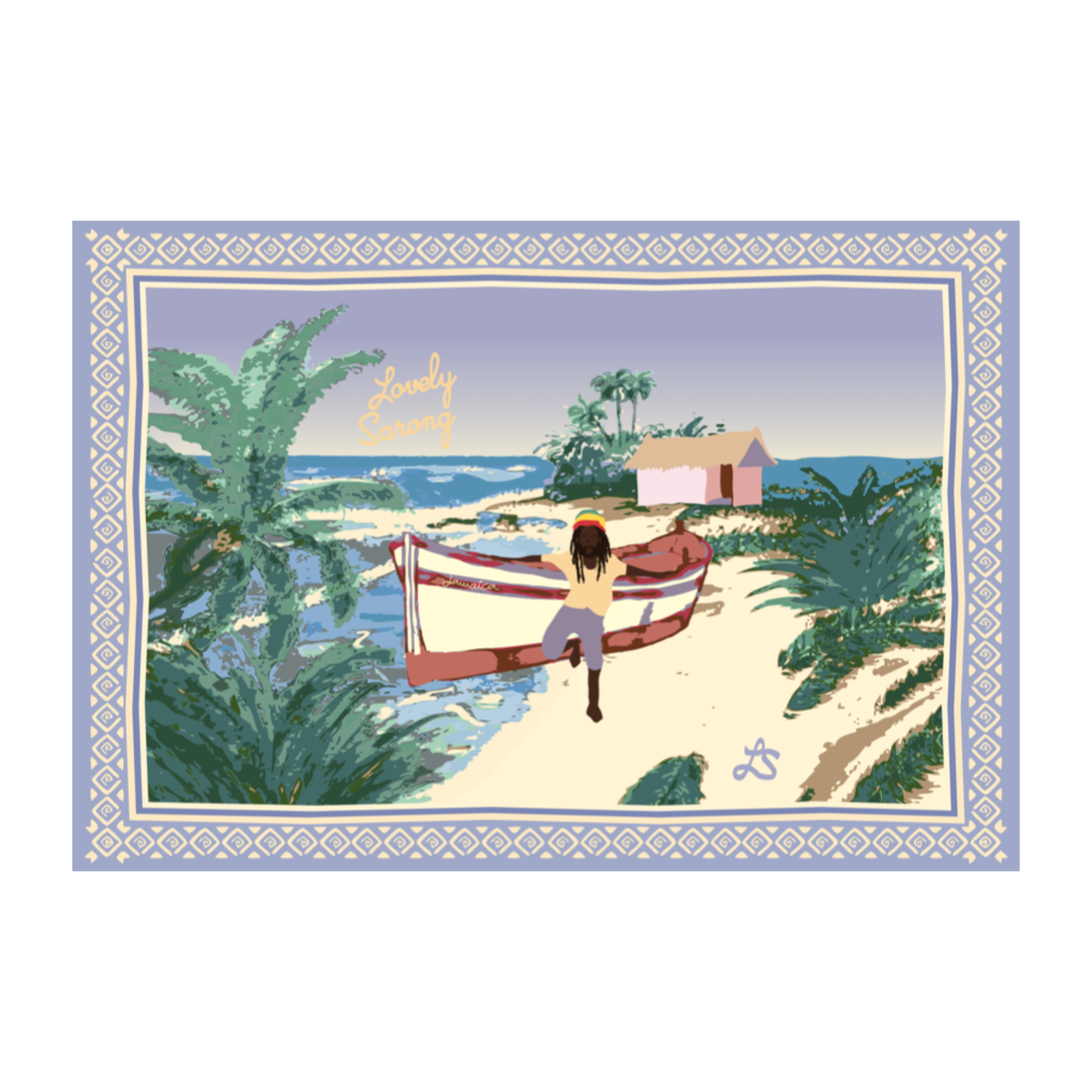 PAREO JAMAICA LILA