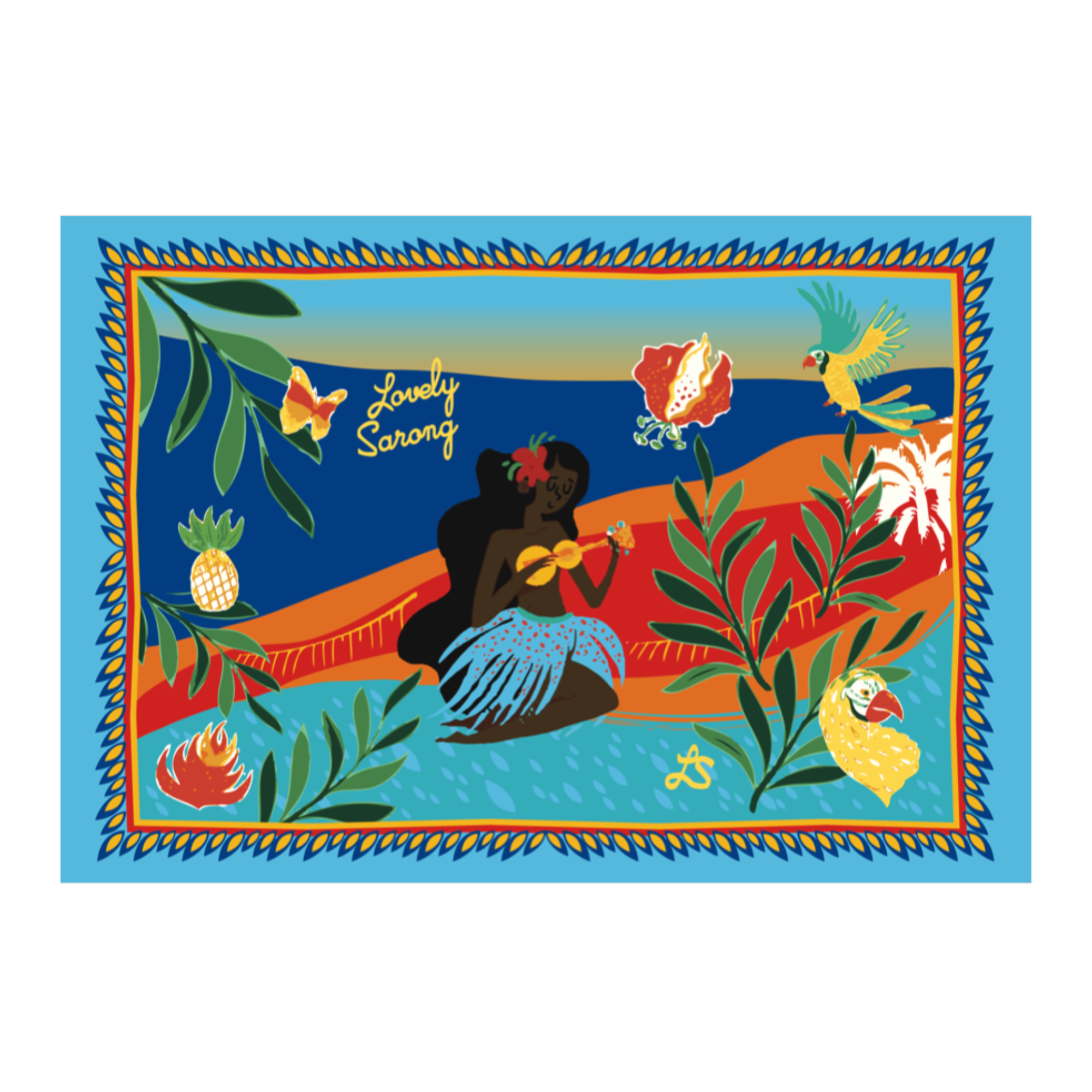 PAREO BORA BORA AZUR