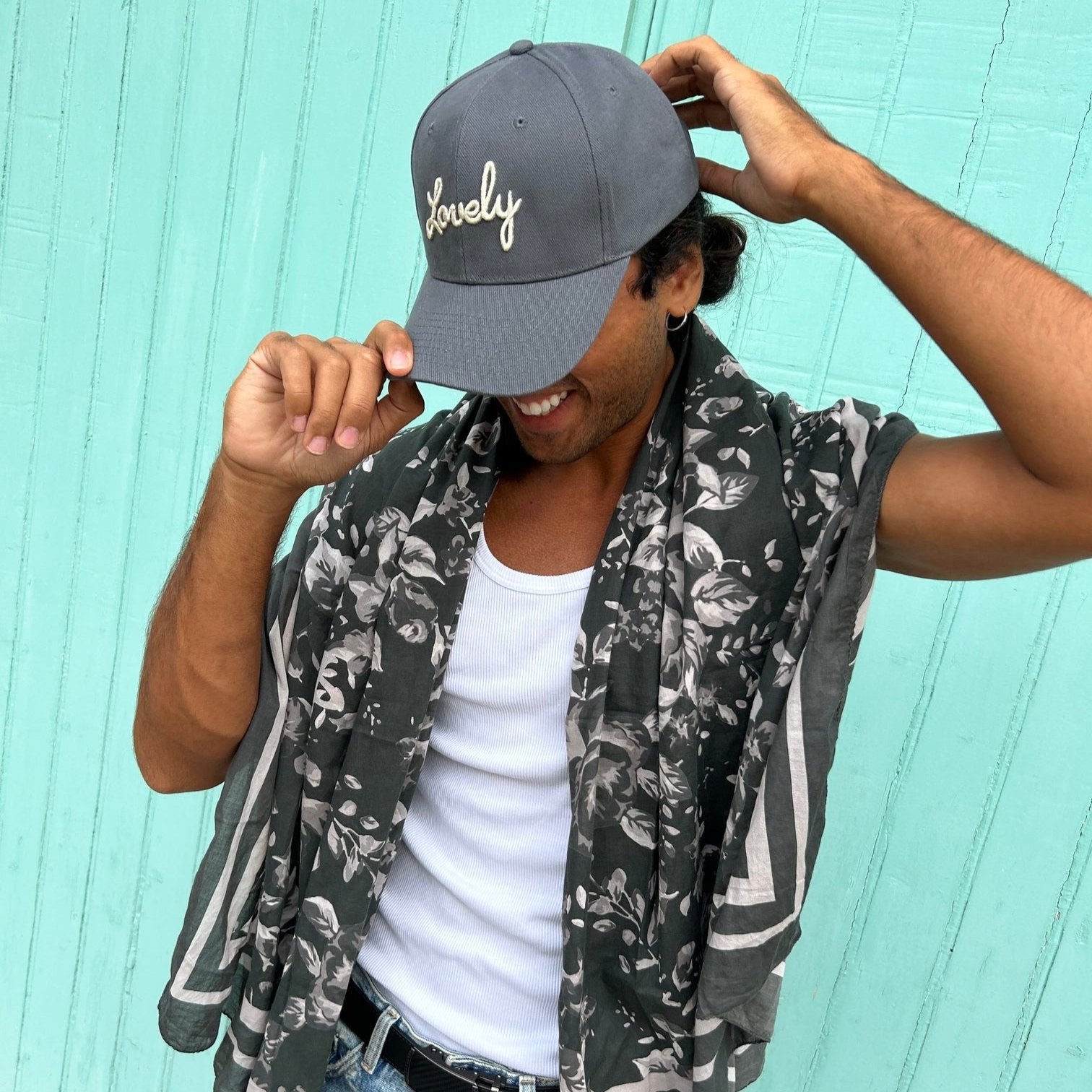 Lovely Gray Baseball Cap