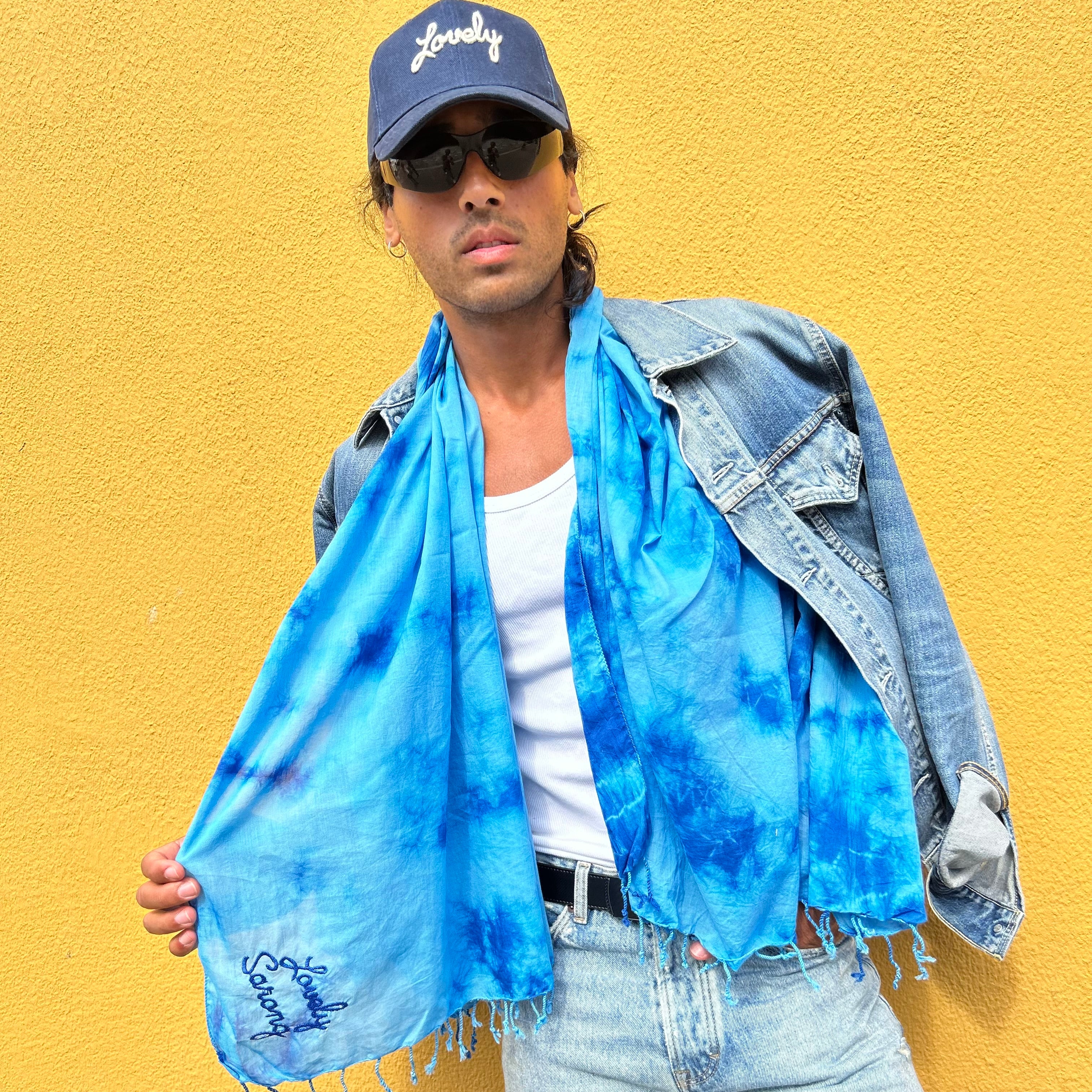 TIE & DYE BLUE PAREO