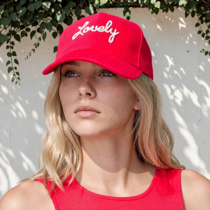 Casquette Baseball Lovely Rouge Lovely Sarong - LOVELY SARONG