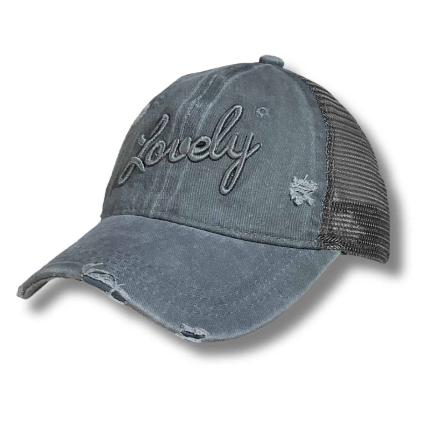 Casquette trucker Lovely Grise - LOVELY SARONG