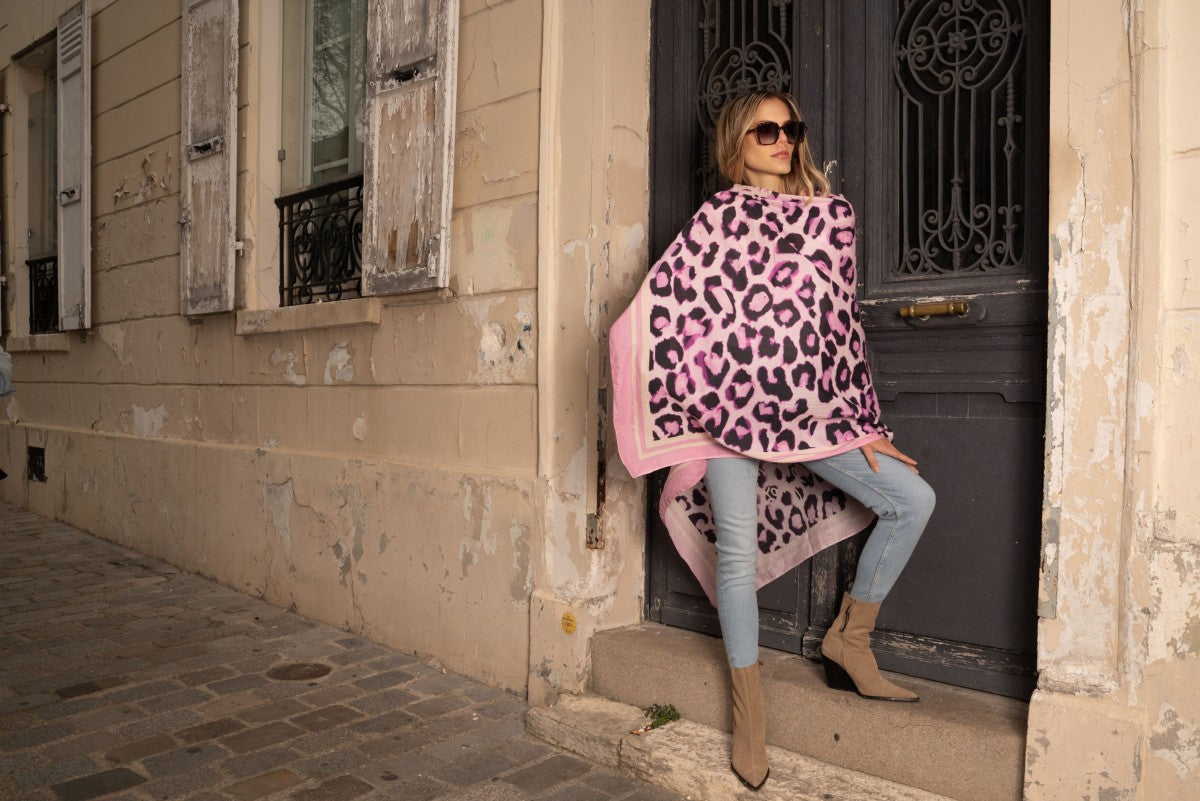 PAREO LEOPARDO PINKY