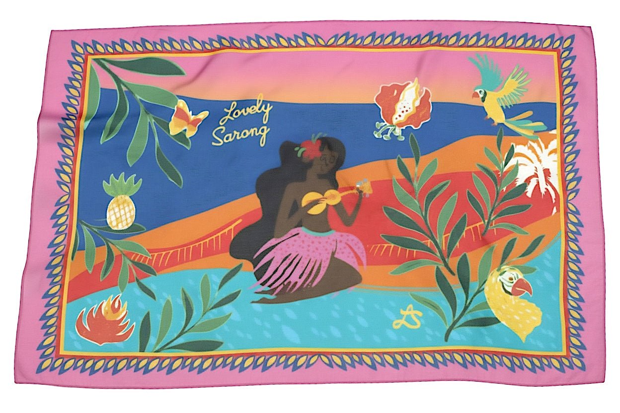 PAREO BORA BORA PINKY - LOVELY SARONG