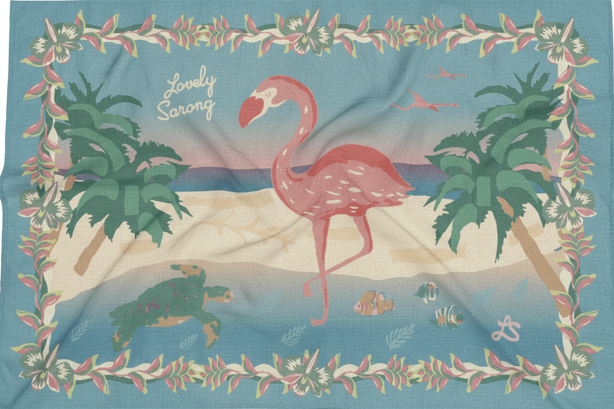 PAREO GALAPAGOS NIGHT - LOVELY SARONG