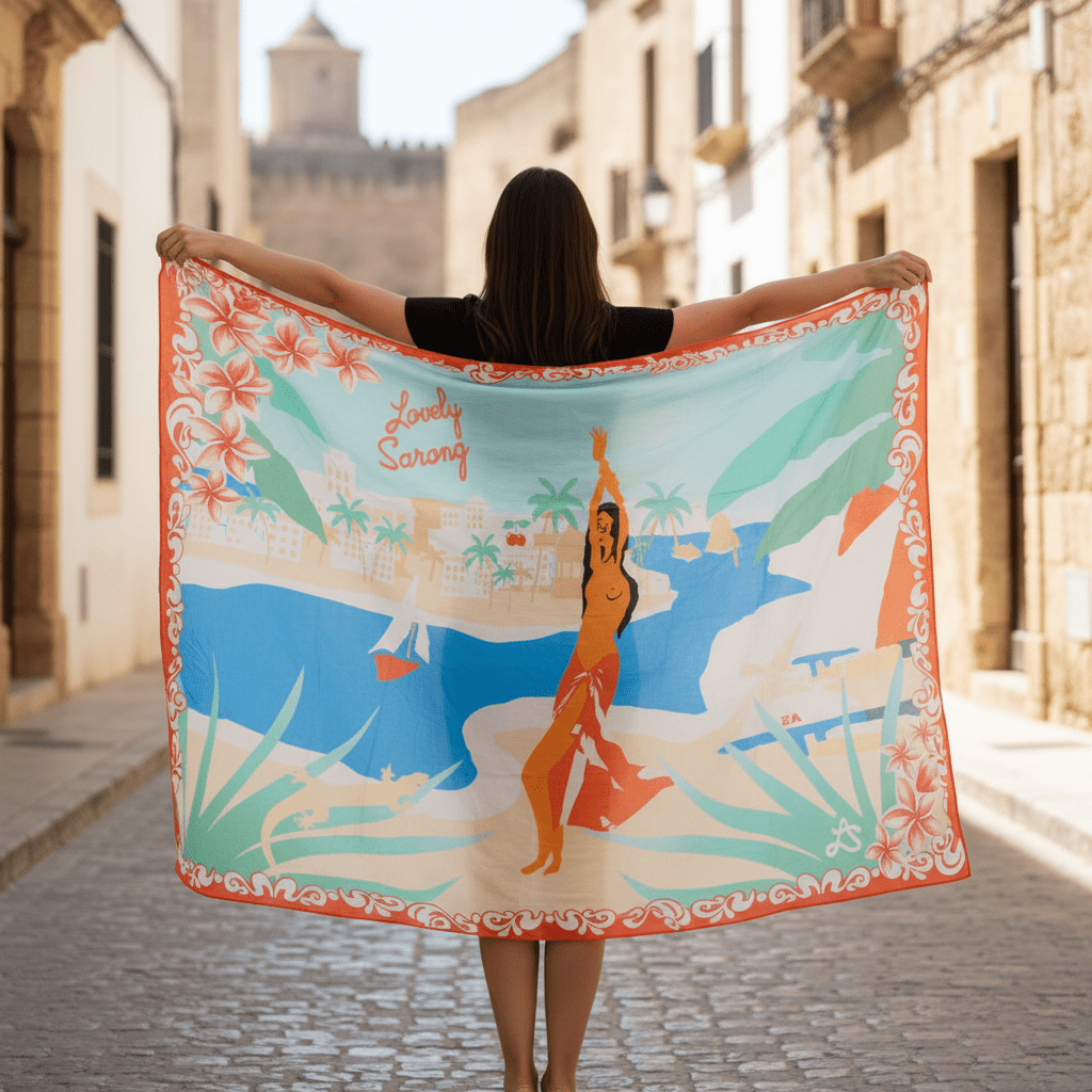 PAREO IBIZA CORAIL - LOVELY SARONG