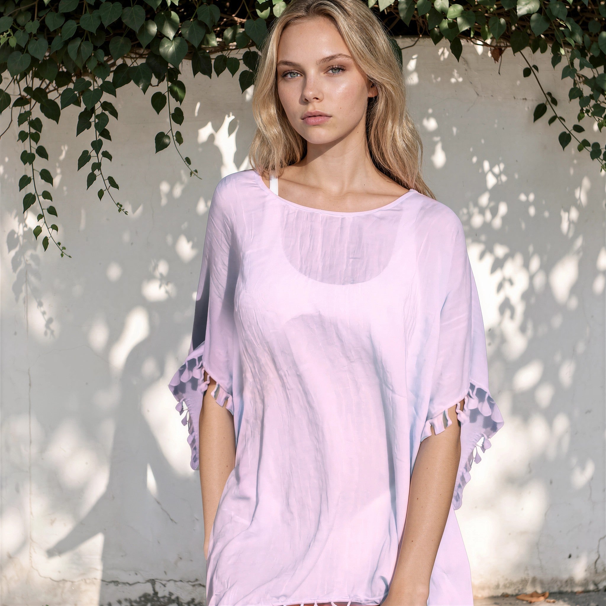 Poncho de plage rose candy - LOVELY SARONG