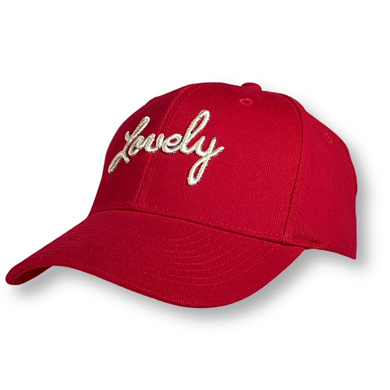 Preciosa gorra de béisbol roja