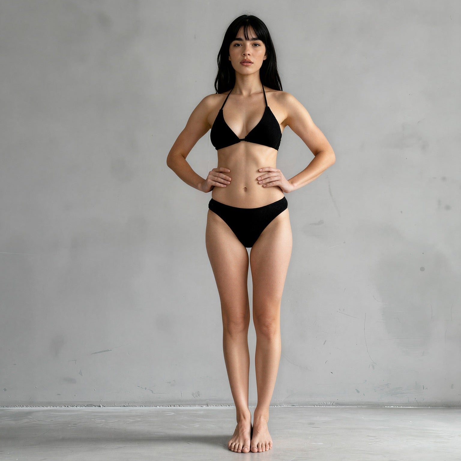 maillot de bains Bikini/ Triangle noir