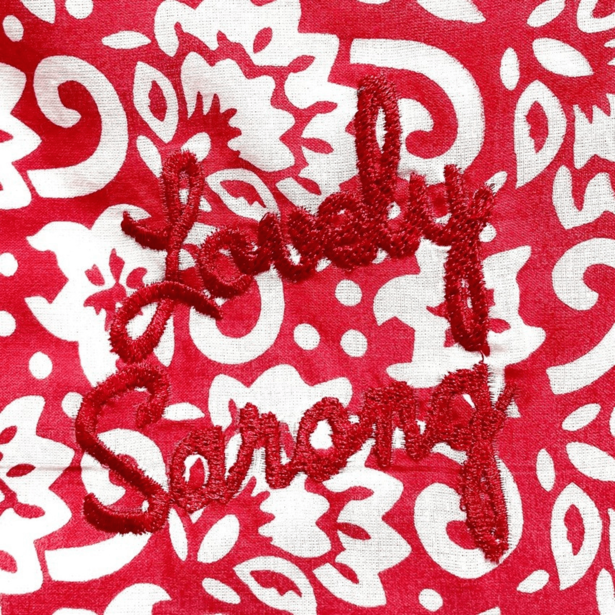 Paréo Bandana Rouge - LOVELY SARONG