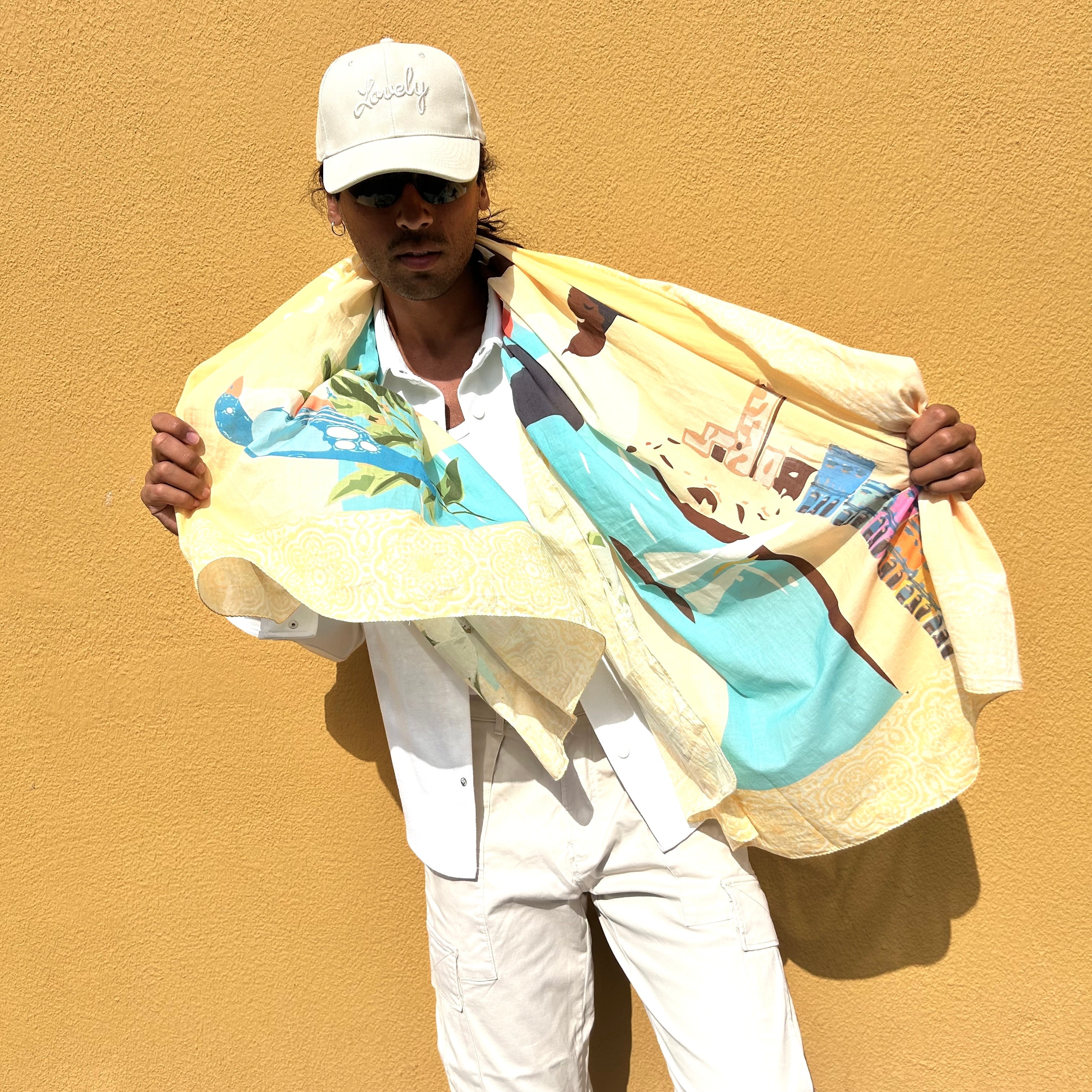 PAREO CUBA JAUNE - LOVELY SARONG