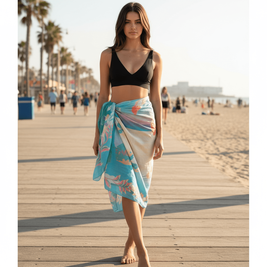 PAREO GALAPAGOS TURQUOISE - LOVELY SARONG